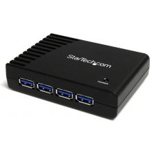 StarTech.com 4 Port Black SuperSpeed USB 3.0...