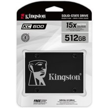 Kõvaketas Kingston 512GB KC600 SATA3 2.5IN...