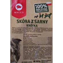 MACED Dried deer skin for dogs 6-14 cm