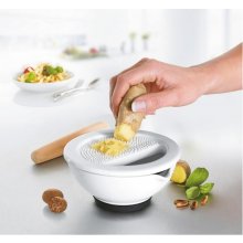 GEFU SURI Walnut, White Porcelain, Teak wood...