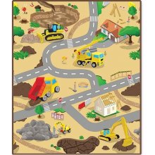 Smily Play Mat Construction 120cmx100cmx3m