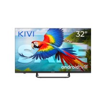 Teler KIVI 32", Black, HD 2k, Android TV 11...