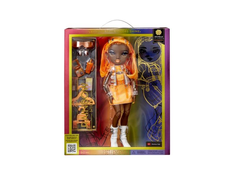 Rainbow High Orange Fashion Doll - Michelle St. Charles