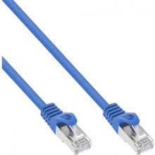 INLINE Patch Cable SF/UTP Cat.5e blue 0.25m