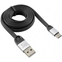 Sbox USB 2.0-Type-C/2.4A black/silver 1.5M