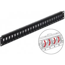 DeLOCK 19 Patchpanel 24 Keystone Ports