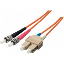 Equip ST/SC Fiber Optic Patch Cable, OS2, 2m