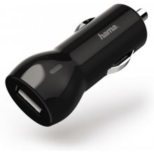 HAMA 00183259 Car Charger 2.4A, Black