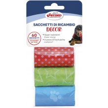 Record dog poop bags different colours 3x20...