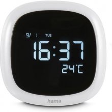 Hama Bora Bora Digital alarm clock White