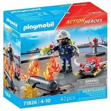 PLAYMOBIL Action Heroes 71826 Firefighter...