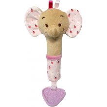 TULILO Toy with sound - pink elephant 17 cm