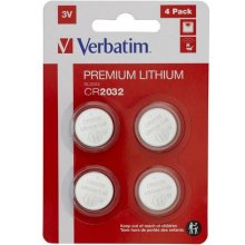 Verbatim 10x4 CR 2032 Lithium battery 49533