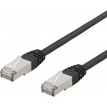 DELTACO Patch cable S/FTP Cat6, 1m, 250MHz...