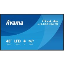 Iiyama LH4364UHS-B1AG 43 IN LCD UHD 6.5MS...