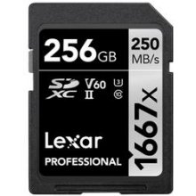 Lexar SDXC, 256 GB UHS-II Class 10