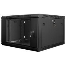 Lanberg WF01-6606-10B rack cabinet 6U Wall...