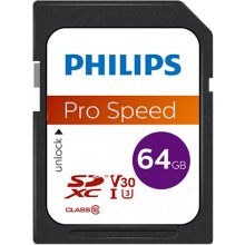 Philips SDXC Card 256GB Class 10 UHS-I U3...