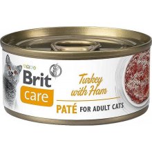 Brit Care Turkey with Ham Pate - wet cat...