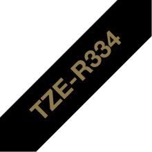 Brother TZE-R334 label-making tape Gold on...