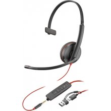 HP Blackwire 3215 USB-C/A Headset+3,5mm...