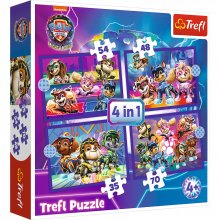 TREFL Puzzles 4in1 Heroes Paw Patrol