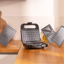Cecotec Sandwich Maker | Rock’nToast 4in1 |...