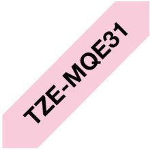 Brother TZEMQE31 label-making tape Black on...
