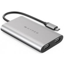 Hyper DRIVE USB-C TO DUEL HDMI ADAPTER+PD...