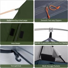 Naturehike hiking tent NH18A095-D - forest...
