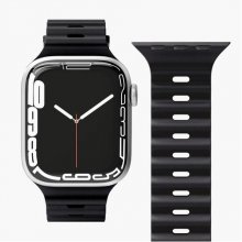 Vonmahlen Vonmählen Wave Band Black Silicone