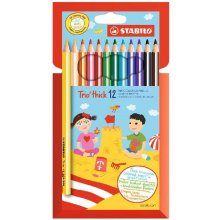 Stabilo Coloring Pencils, Trio, Thick, 12...