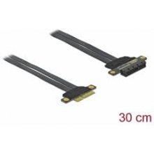 DELOCK Riser Card PCIe x4> x4 with flexible...