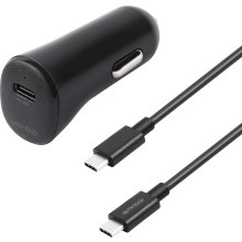Essentials Car charger, PD 20W, USB-C-USB-C...