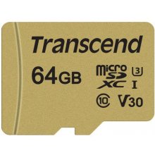 Флешка Transcend 64GB UHS-I U1 microSD with