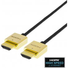 Deltaco tunne HDMI-kaabel, guldpläterade...