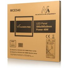 Maclean Led Panel Luminaire 40W 3200lm...