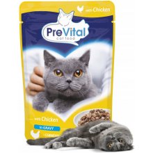 PREVITAL Chicken in gravy - wet cat food -...