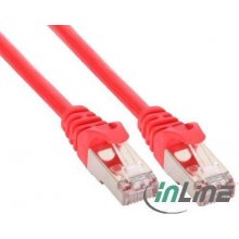 INLINE Patch Cable SF/UTP Cat.5e red 5m