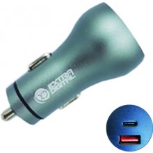 Car Charger USB 3.0+ Type C: 12-24V, 36W...