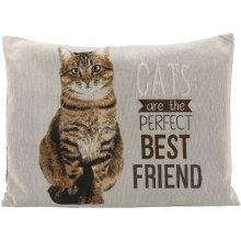 Trixie Chipo cushion, Cat, 60 × 48 cm, grey