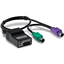 TRENDnet TK-CAT5P PS/2 cable 0.4 m 2x 6-p...