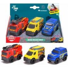 Dickie Emergency vehicle SOS Micro, 3 types...