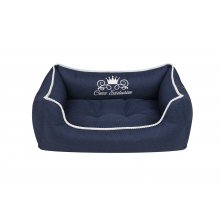 Cazo Soft Bed Royal Line Navy bed for dogs...