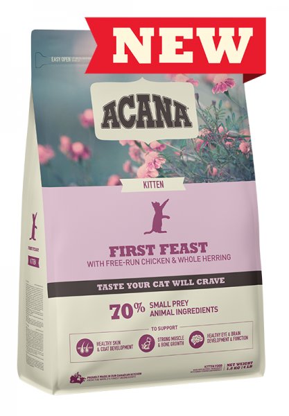 acana kitten first feast