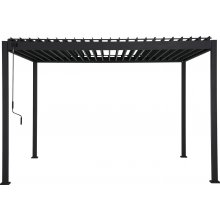 Home4you Gazebo MIRADOR-88 3x3,6m, dark grey