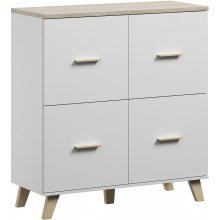 Cama MEBLE Cama sideboard LOTTA 110 4D white...