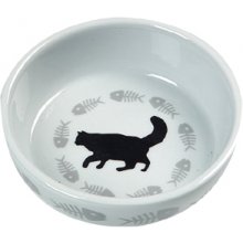 Flamingo ceramic bowl for cats ø 13.5cm -...