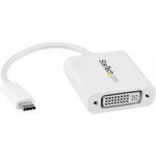 StarTech.com USB-C to DVI Adapter - White