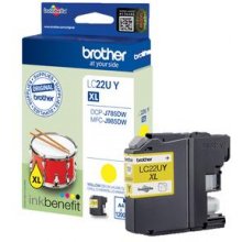 Tooner Brother LC22UY ink cartridge 1 pc(s)...